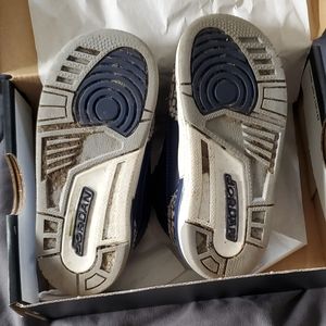 Jordan 3 Toddler Boys sneakers, Blue/gray, Size 8C